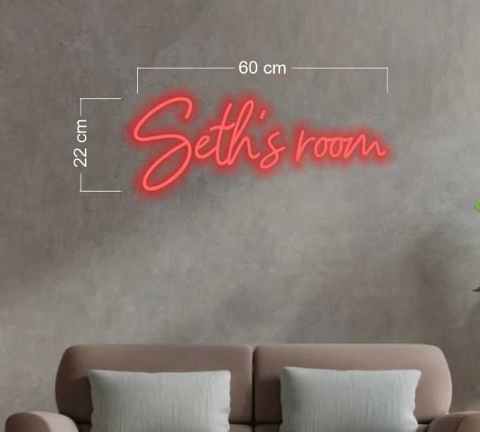 Seth's room | LED Neon Sign