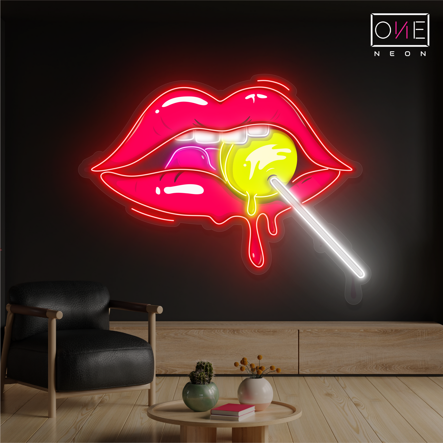 Enseigne au néon à LED Sweet Temptation