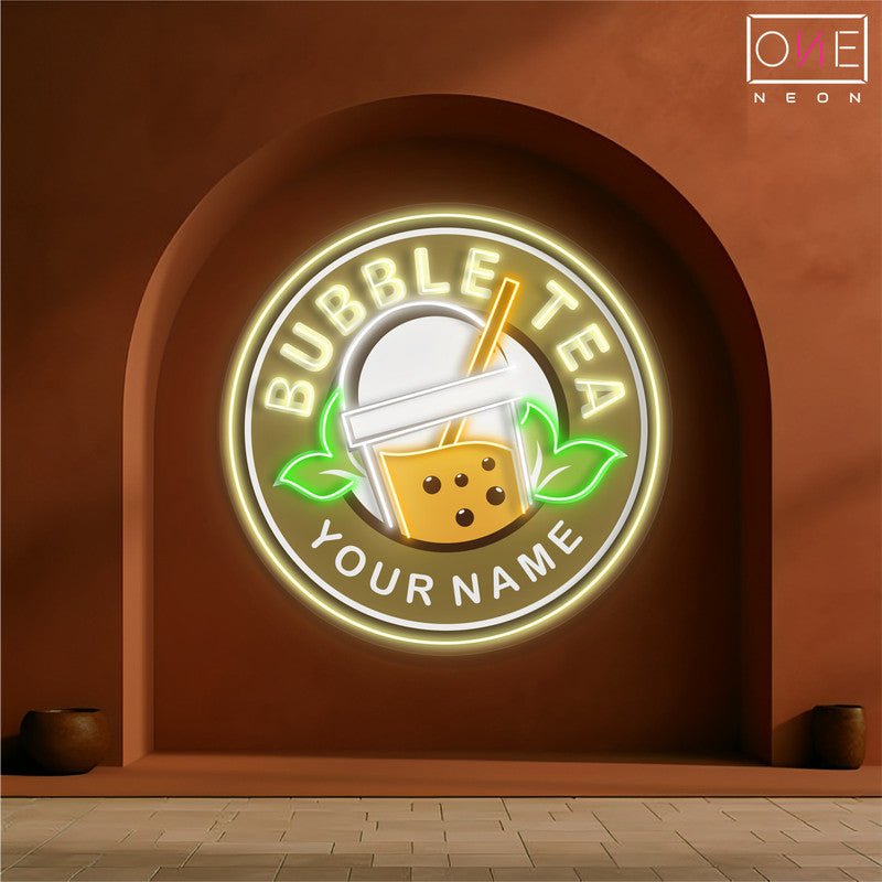Enseigne au néon à LED Bubble Tea Artwork