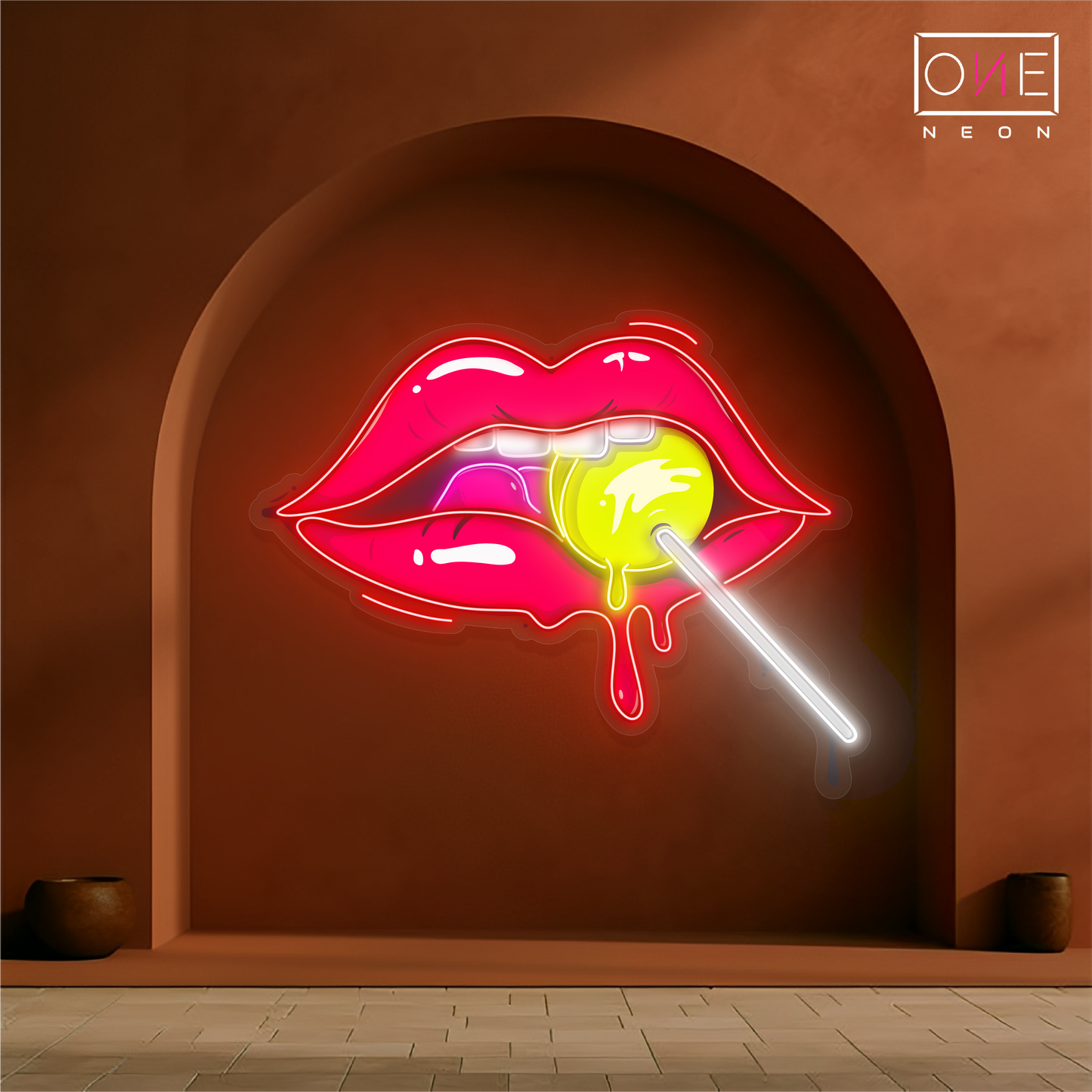 Enseigne au néon à LED Sweet Temptation
