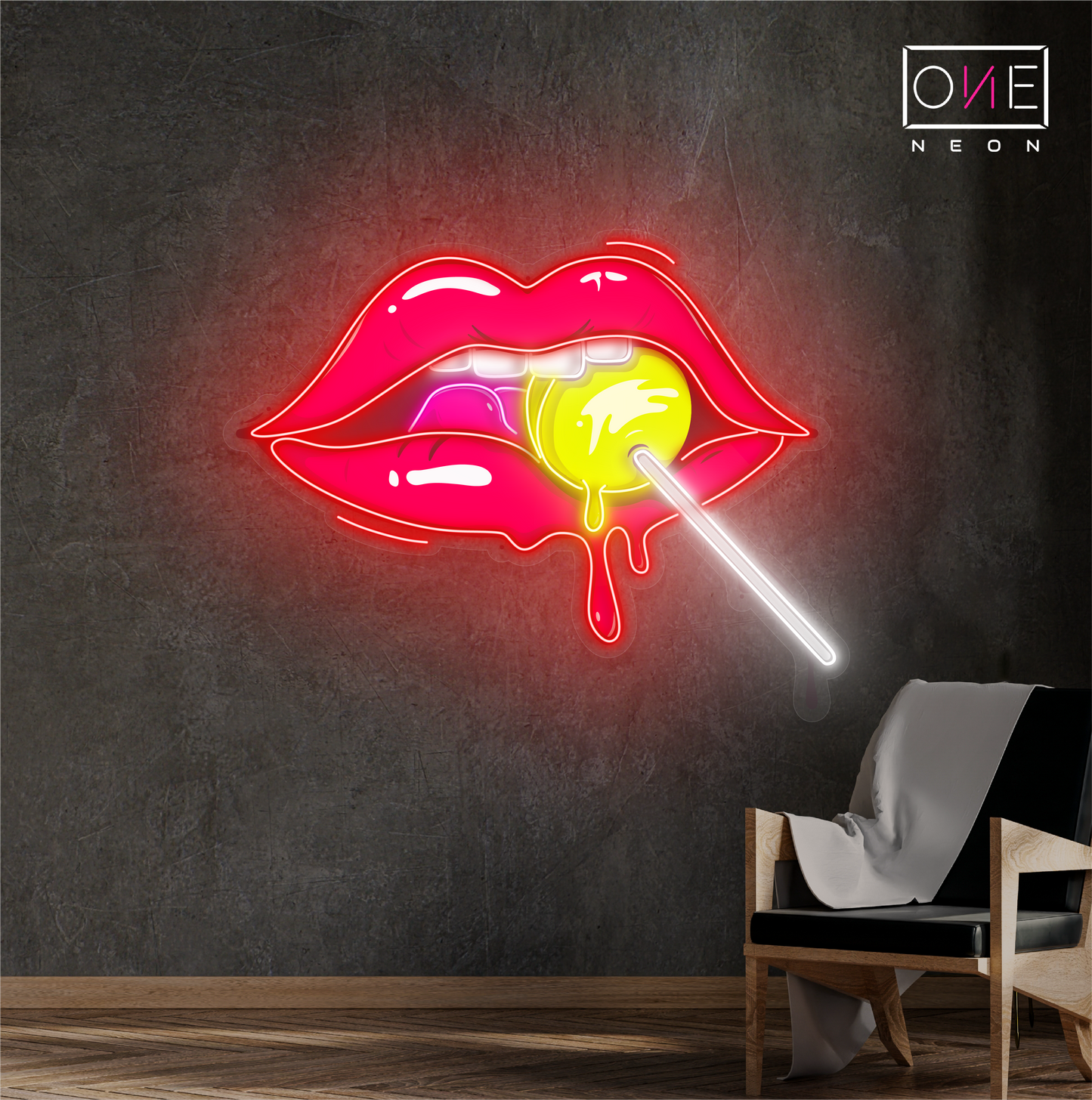 Enseigne au néon à LED Sweet Temptation