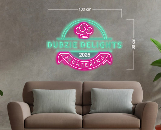 DUBZIE DELIGHTS & CATERING| LED Neon Sign
