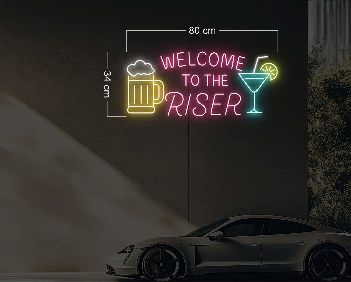 WELCOME TO THE RISER | LED Neon Sign