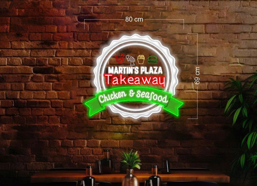 MARTIN'S PLAZA | LED Neon Sign (2 signs)