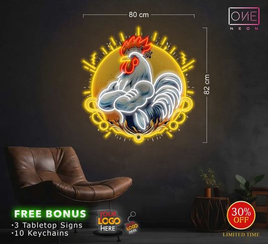 Chicken logo | LED Neon Sign