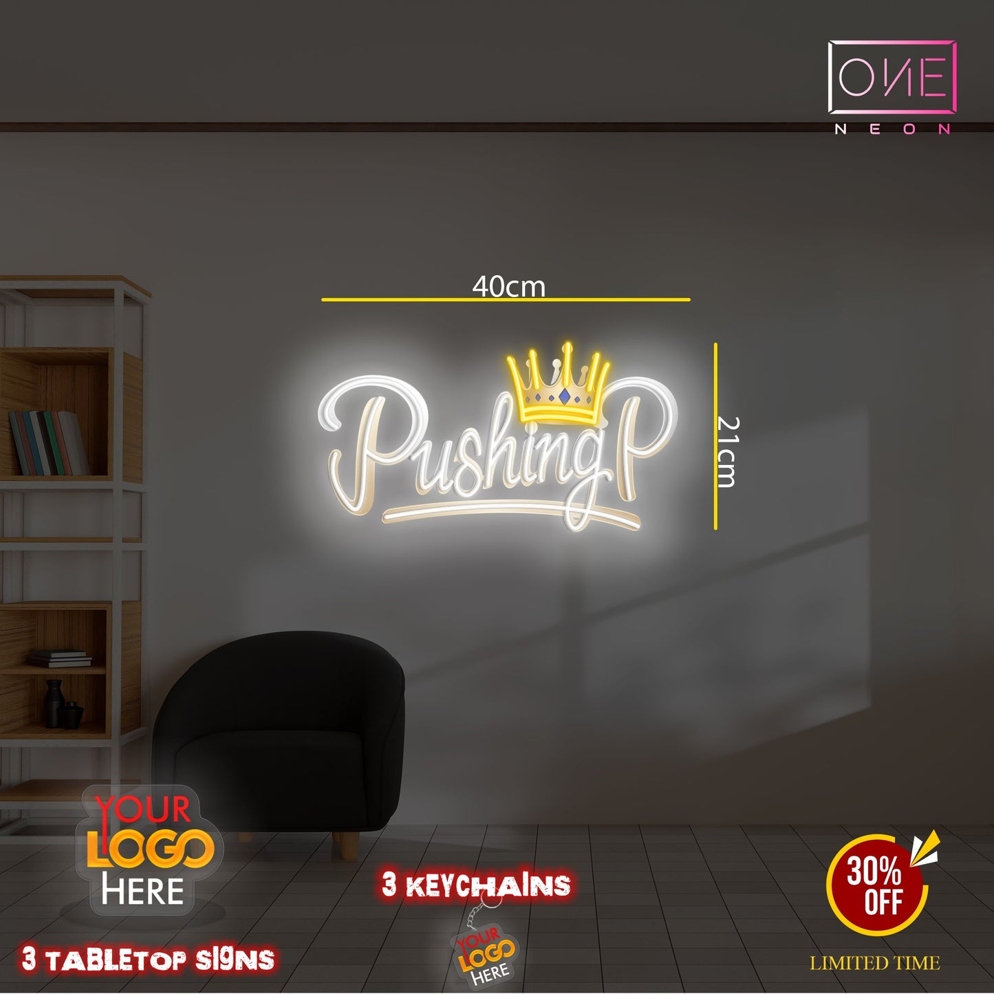 Enseigne au néon LED personnalisée pour entreprise