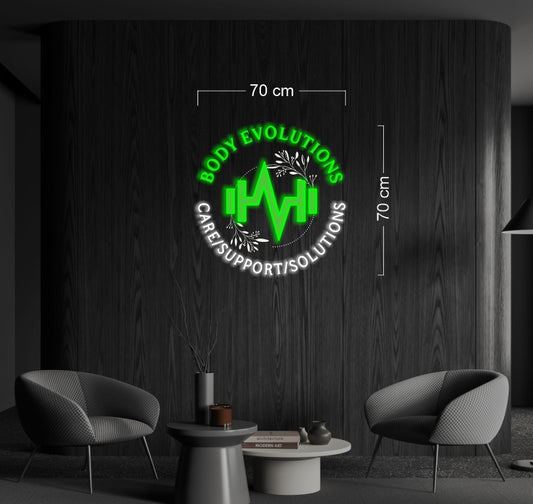 Body evolutions care/support/solutions ( 2 signs)| LED Neon Sign