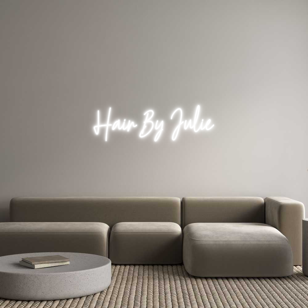 Custom Neon: Hair By Julie