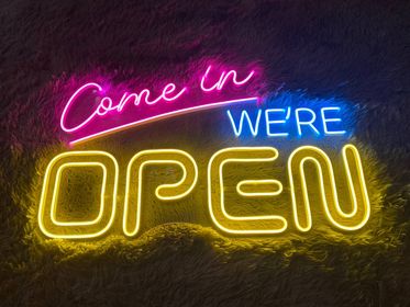 Come in we are open | LED Neon Sign