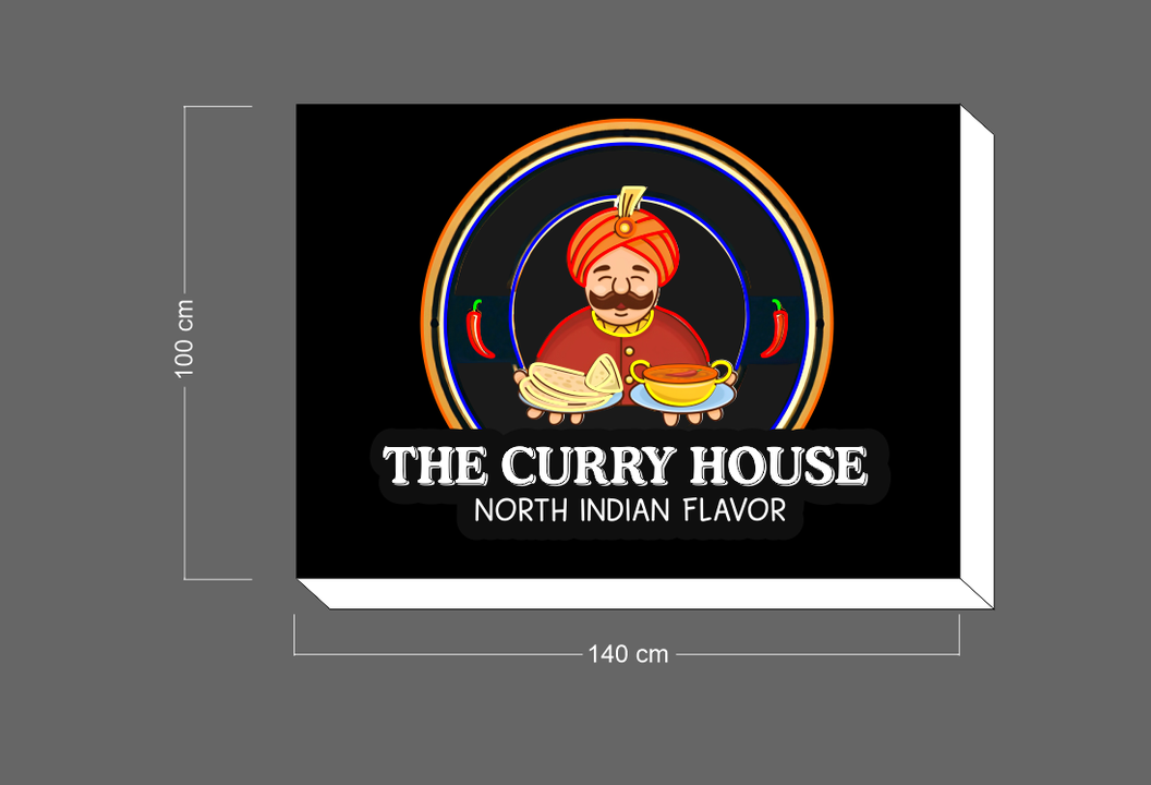 THE CURRY HOUSE | 3D SIGN