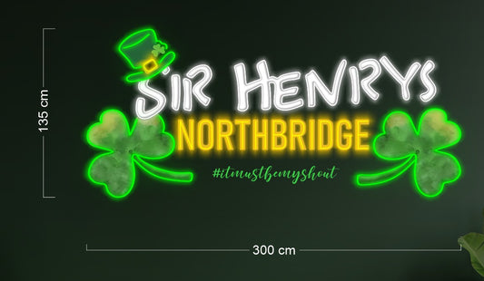 SIR HENRYS NORTHBRIDGE | LED Neon Sign (Waterproof sign)