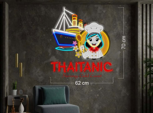 Enseigne au néon LED personnalisée pour entreprise