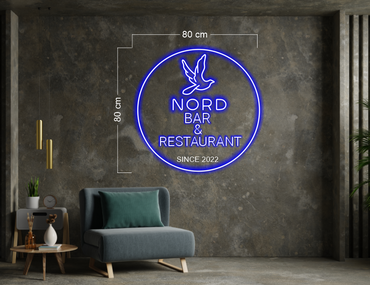 Enseigne au néon LED personnalisée pour entreprise