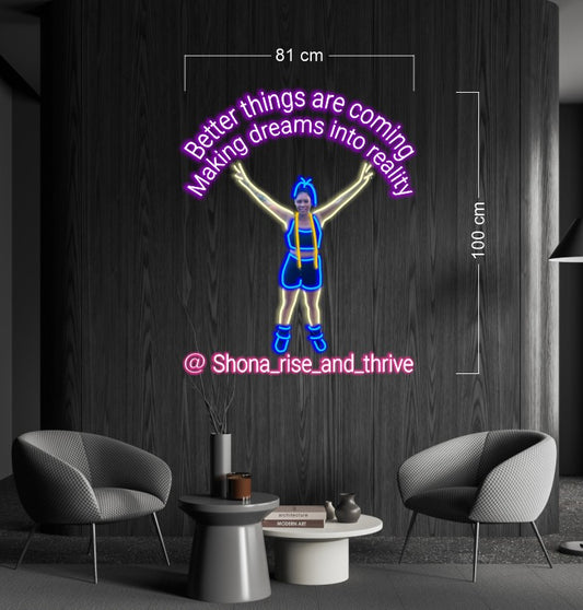 Enseigne au néon LED personnalisée pour entreprise