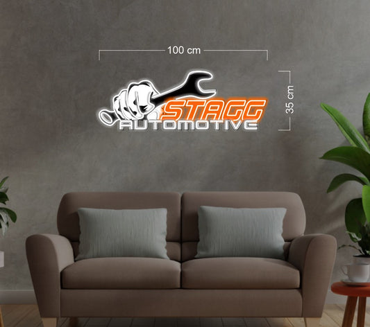 Enseigne au néon LED personnalisée pour entreprise