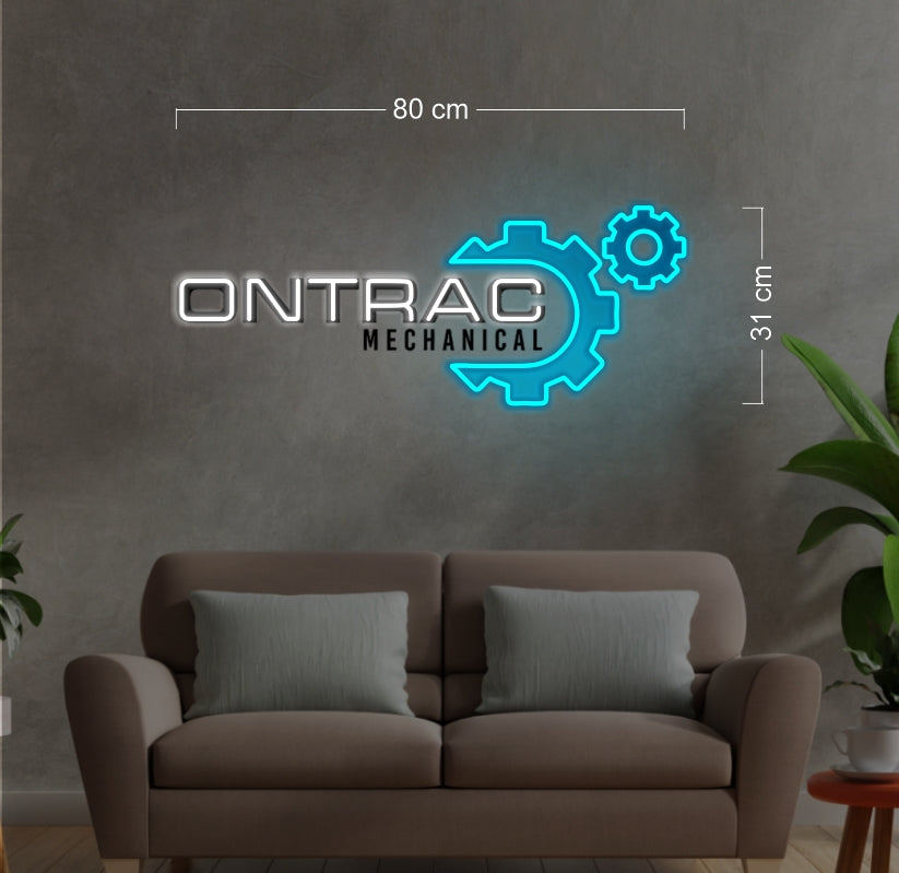 Enseigne au néon LED personnalisée pour entreprise