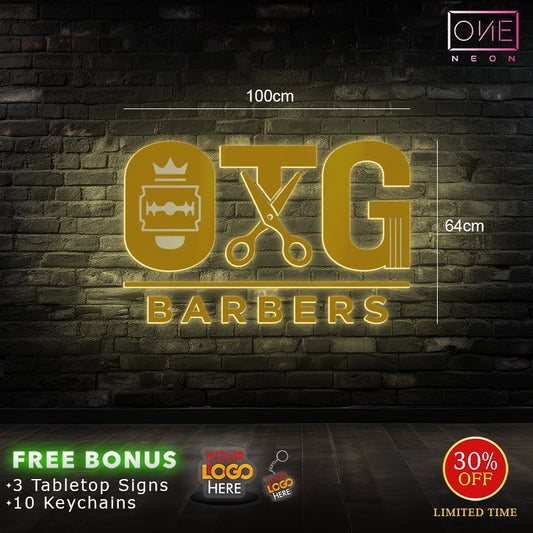 OTG BARBERS | Backlit Sign