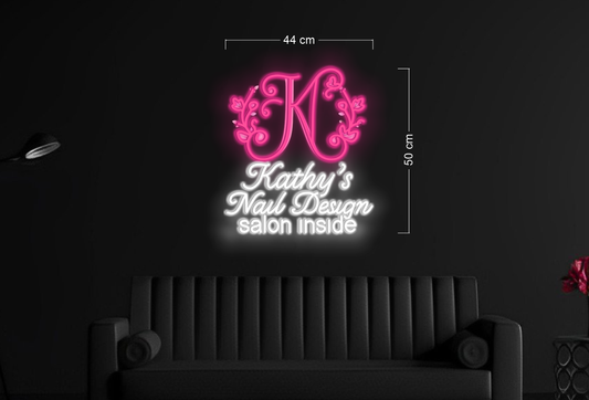 Kathy's Nail Design Salon Inside | LED Neon Sign