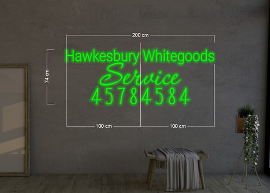 Enseigne au néon LED personnalisée pour entreprise