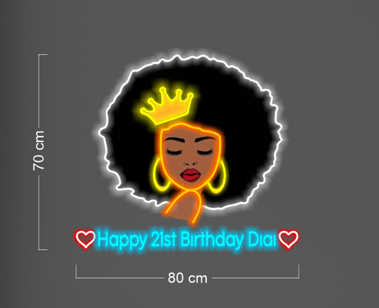Happy 21st birthday | LED Neon Sign