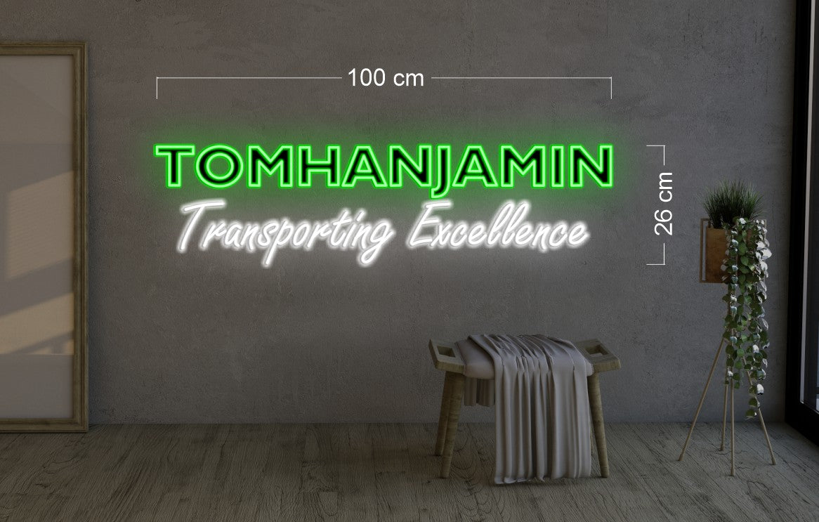 Enseigne au néon LED personnalisée pour entreprise