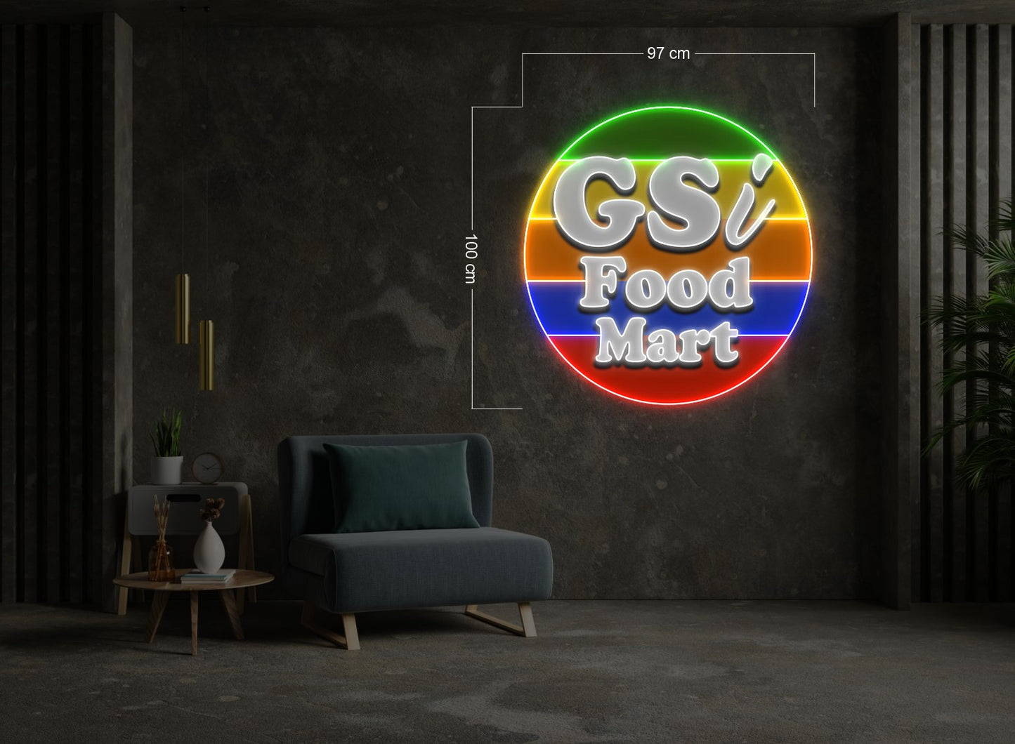 GSi Food mart | LED NEON SIGN (2 signs)