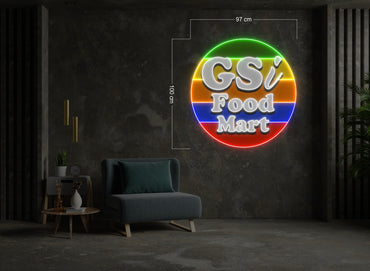 GSi Food mart | LED NEON SIGN (2 signs)
