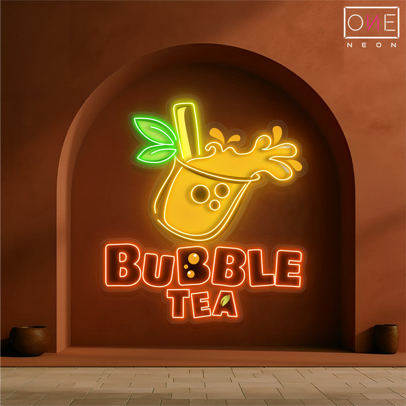 Enseigne au néon à LED Bubble Tea Artwork
