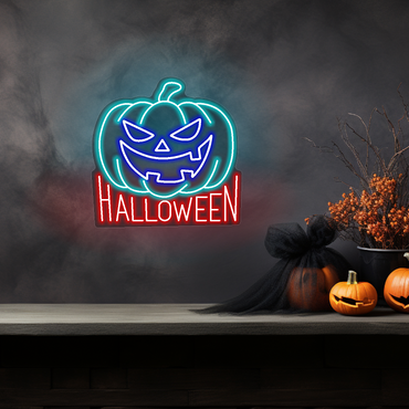 Halloween Pumpkin LED Neon Sign