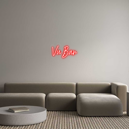Custom Neon: Vu Bar