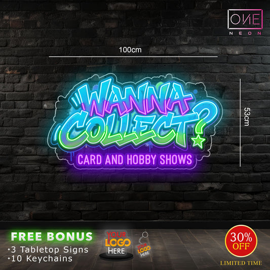 Card and Hobby Shows | LED Neon Sign