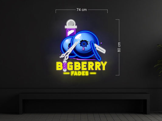 BIGBERRY FADES | LED Neon Sign