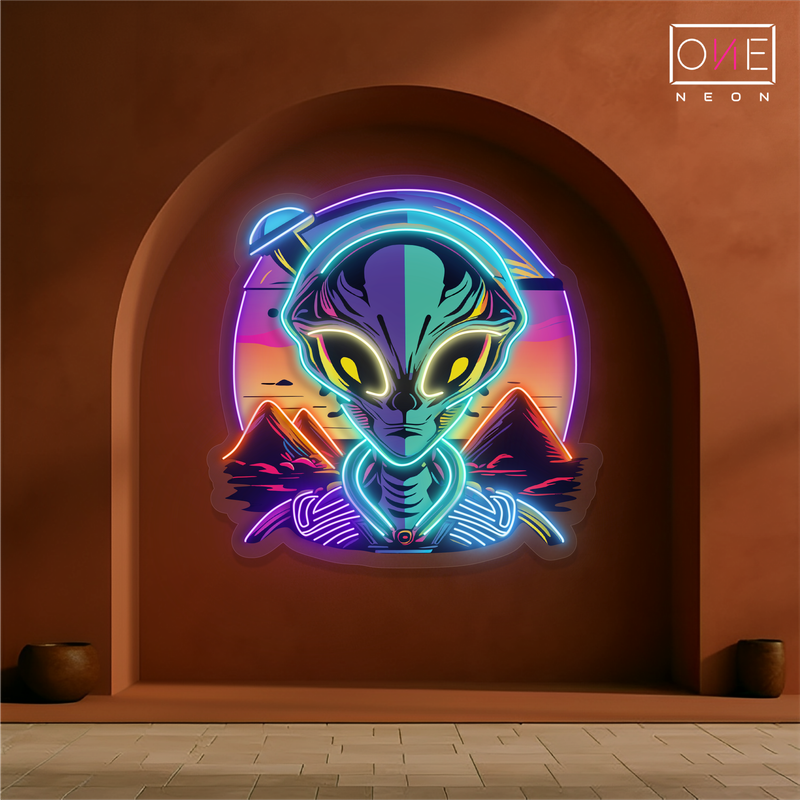 Enseigne au néon LED Mystic Alien Encounter