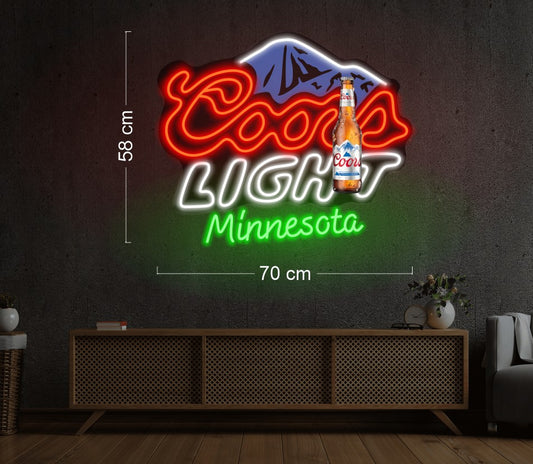 COORS LIGHT MINNESOTA | LED Neon Sign