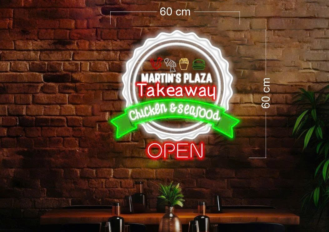 MARTIN'S PLAZA | LED Neon Sign (2 signs)