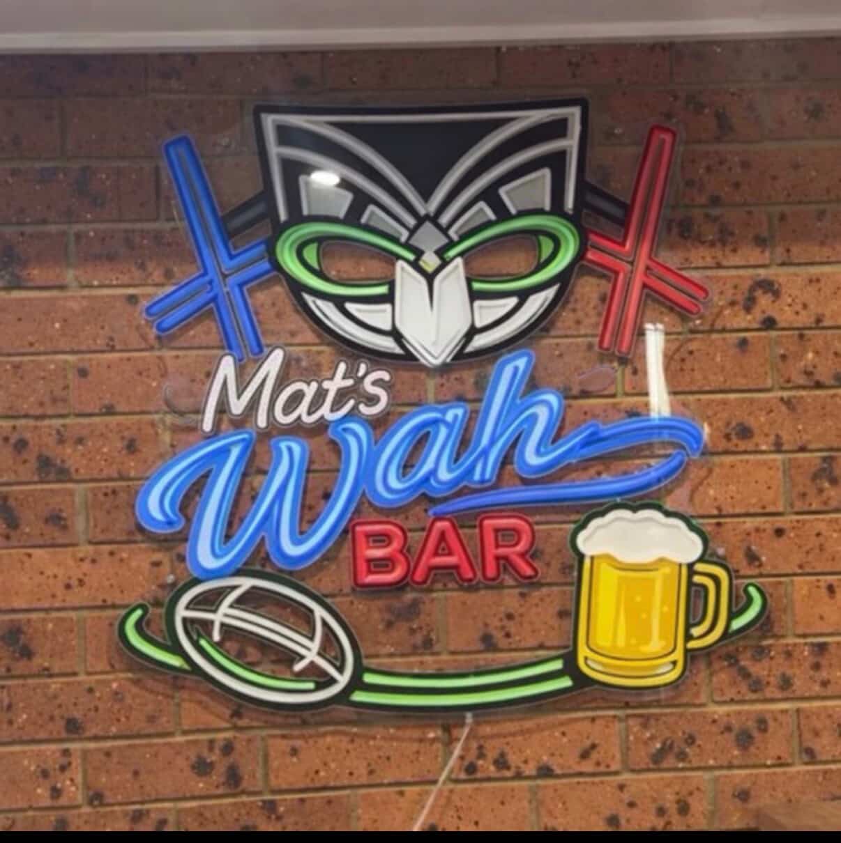 Mat's Wah Bar | LED Neon Sign