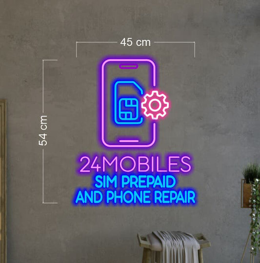 Enseigne au néon LED personnalisée pour entreprise