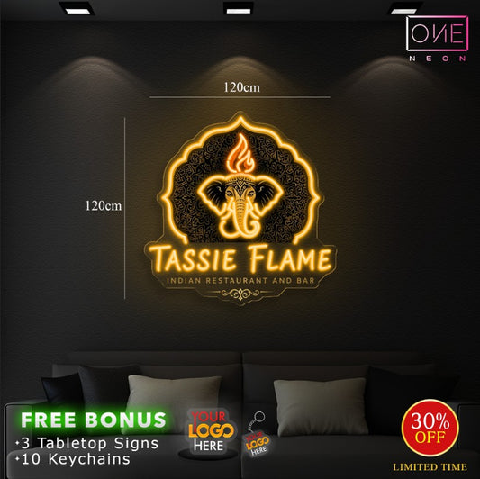 TASSIE FLAME | LED Neon Sign