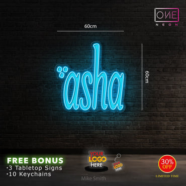 Asha Bar| LED Neon Sign (2 signs)