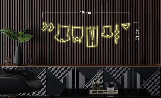 Enseigne au néon LED personnalisée pour entreprise