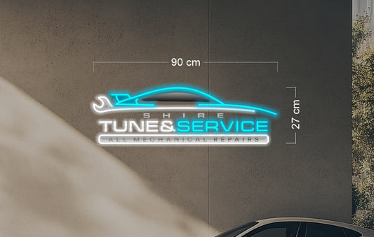 Master Mind mobile mechanics+ Shire tune & service ( 2 signs) | LED Neon Sign