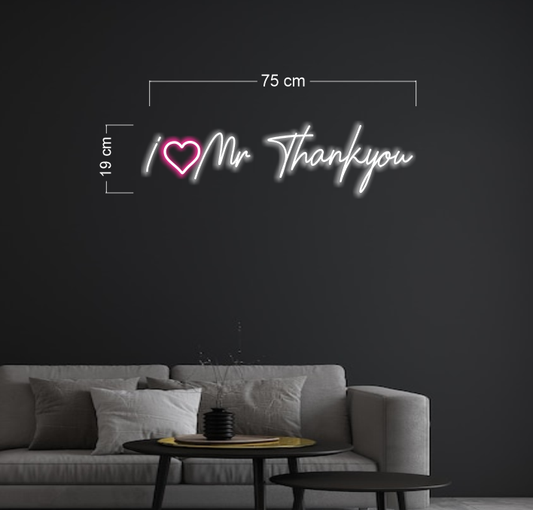 Mels Karaoke + I love Mrthankyou ( 2 signs) | LED Neon Sign