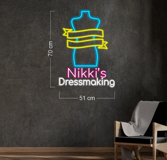 Nikki's Dressmaking | LED Neon Sign