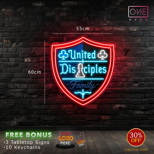 United Disciples Family | LED Neon Sign