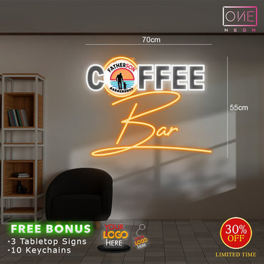 BARBERSHOP + COFFEE | LED Neon Sign ( 2 signs)