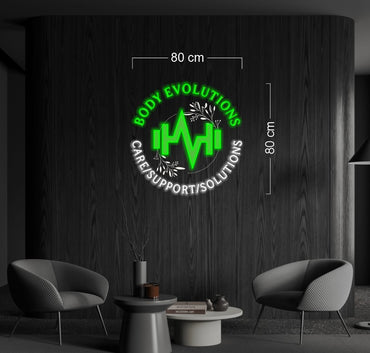 Body evolutions care/support/solutions ( 2 signs)| LED Neon Sign