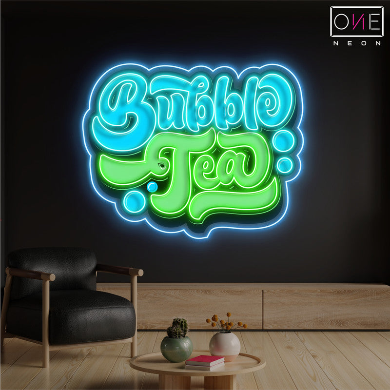 Enseigne au néon à LED Bubble Tea Artwork