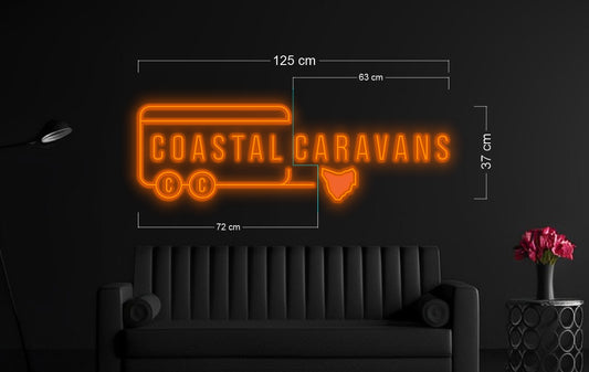 Coastal Caravans | LED Neon Sign