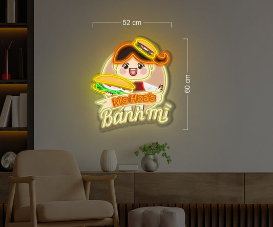 Enseigne au néon LED personnalisée pour entreprise