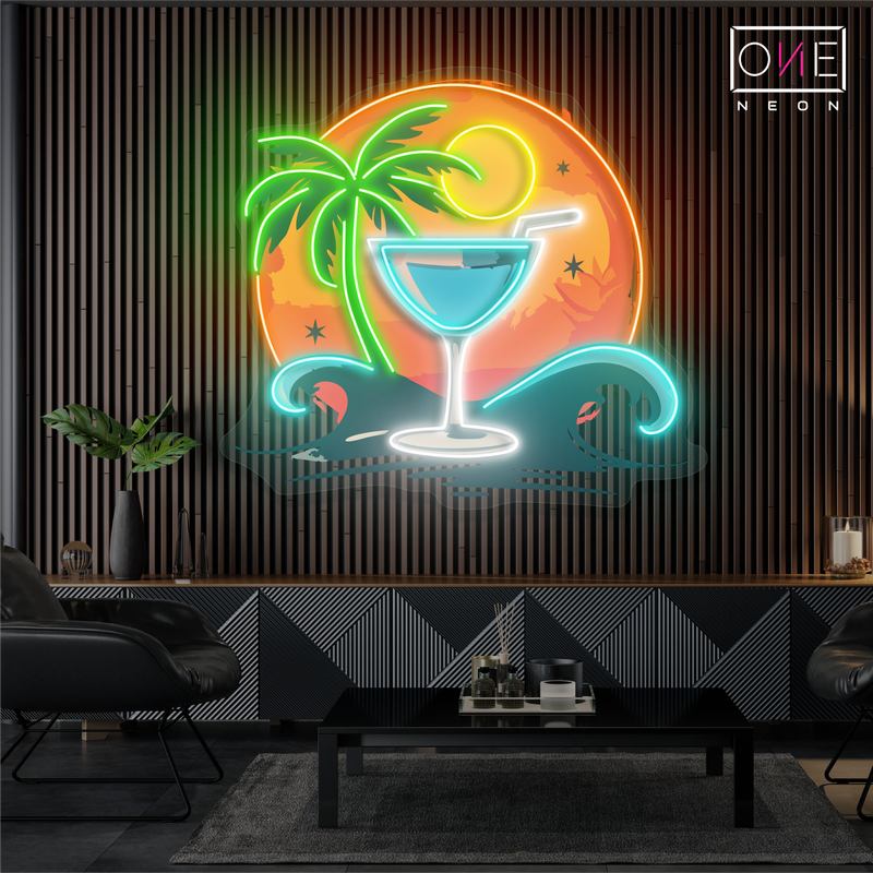 Enseigne au néon à LED Moonlight Margarita